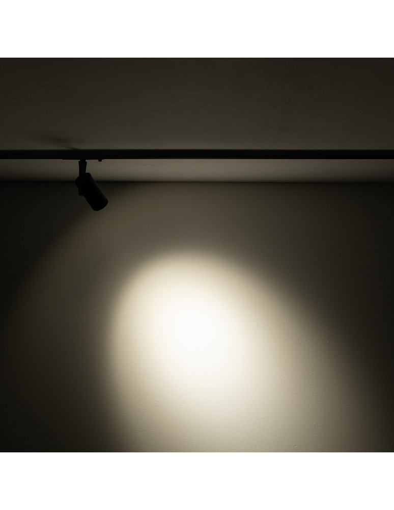 Magnetic rail lamps - Nowodvorski NANO - LVM SPOT ZOOM LED 7W Rail systems 1-circuit low voltage 24V NANO-LVM led lamps Max power 7W LED 3000K - product kolory-swiatla.pl 3