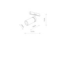 Nowodvorski NANO - LVM SPOT ZOOM LED 2W Systemy szynowe 1-obwodowy niskonapięciowy 24V NANO-LVM Lampy led Max moc 2W LED  3000K