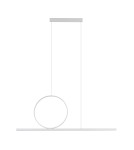 Pendant lamps over the island - Nowodvorski LINEO LED Ceiling Lights Max wattage 39W LED 3000K White 11885. - product 1