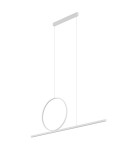 Pendant lamps over the island - Nowodvorski LINEO LED Ceiling Lights Max wattage 39W LED 3000K White 11885. - product 2