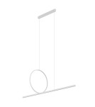 Pendant lamps over the island - Nowodvorski LINEO LED Ceiling Lights Max wattage 39W LED 3000K White 11885. - product 3