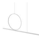 Pendant lamps over the island - Nowodvorski LINEO LED Ceiling Lights Max wattage 39W LED 3000K White 11885. - product 4