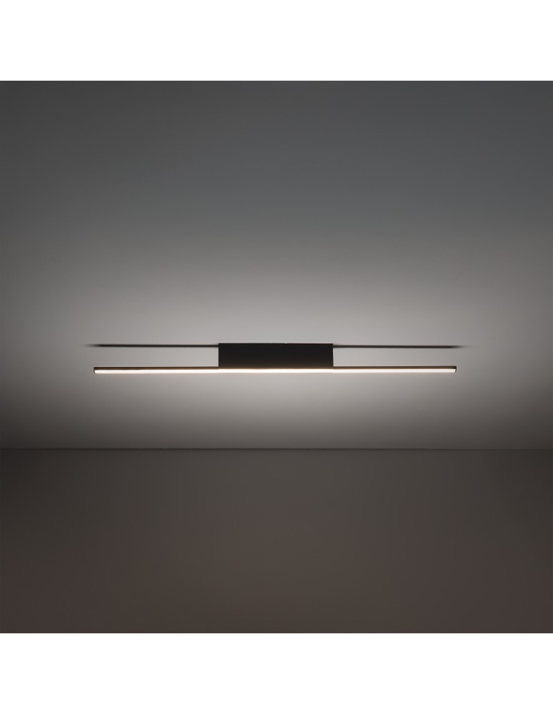 LED ceiling lamps - Nowodvorski GIAVELLOTTO LED S Ceiling Lights Linear Max wattage 18W LED 3000K Black 11886 - product kolory-swiatla.pl 2