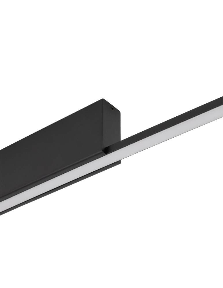 LED ceiling lamps - Nowodvorski GIAVELLOTTO LED S Ceiling Lights Linear Max wattage 18W LED 3000K Black 11886 - product kolory-swiatla.pl 7