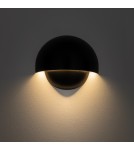 Outdoor wall lamps - Nowodvorski CABO LED Outdoor Wall Mounted Max wattage 10W LED IP54 3000K Black 11804 - product 2