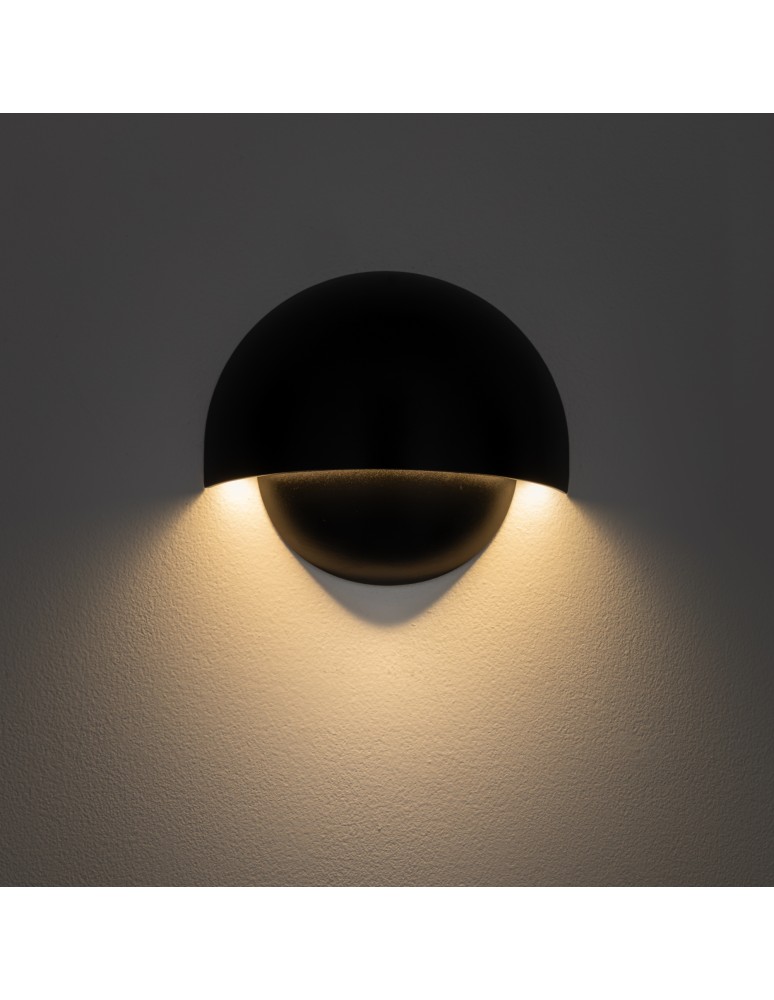 Outdoor wall lamps - Nowodvorski CABO LED Outdoor Wall Mounted Max wattage 10W LED IP54 3000K Black 11804 - product kolory-swiatla.pl 2