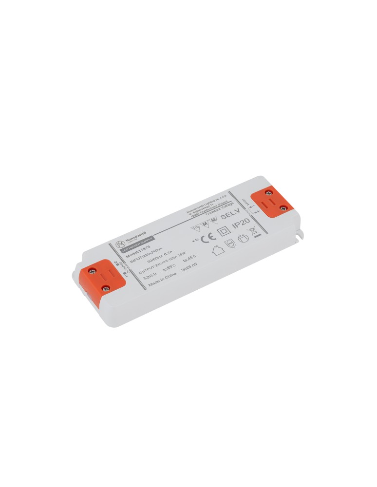 Nowodvorski 24V DC, 75W, POWER SUPPLY  Zasilacze Max moc 75W  Biały 11875