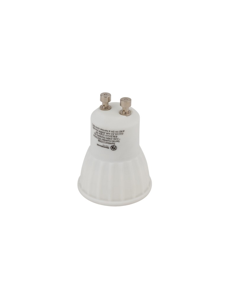 LED MR11 230V bulbs - Nowodvorski REFLECTOR LED, GU10, R35, 4W , CERAMIC GU10 R35 Max power 4W LED 3000K 11598 - product kolory-swiatla.pl 3