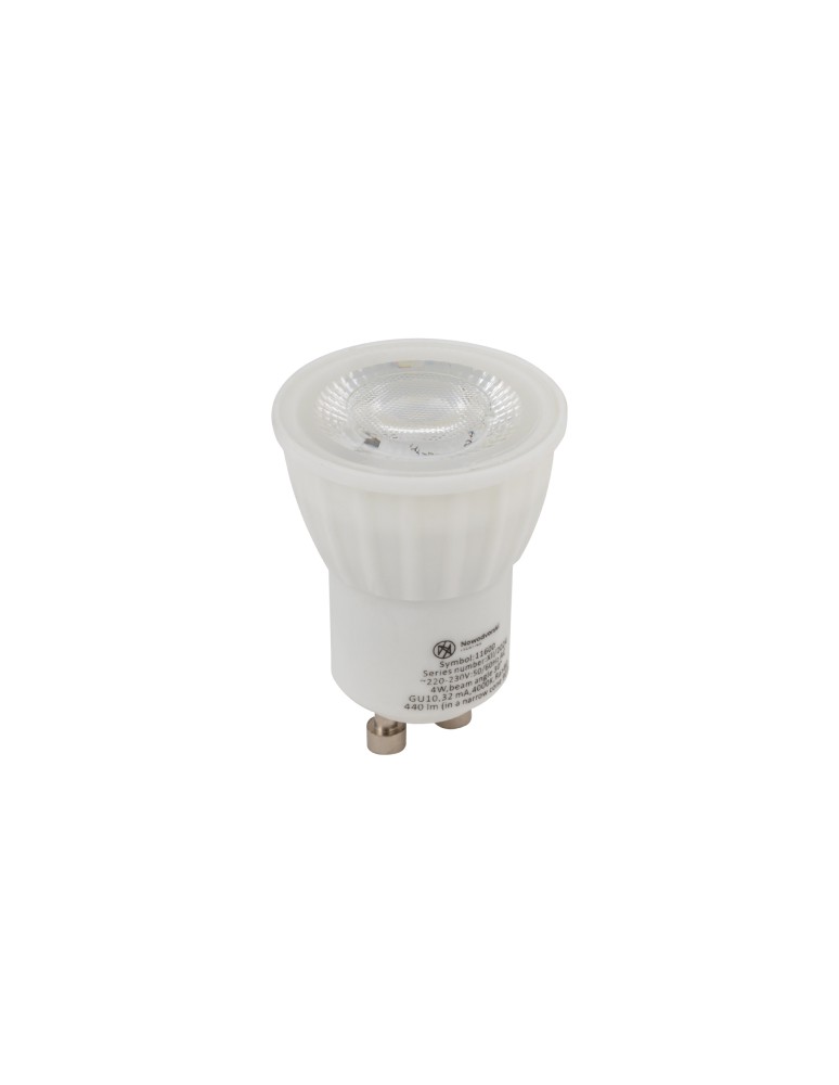 LED MR11 230V bulbs - Nowodvorski REFLECTOR LED, GU10, R35, 4W , CERAMIC GU10 R35 Max power 4W LED 4000K 11600 - product kolory-swiatla.pl 1