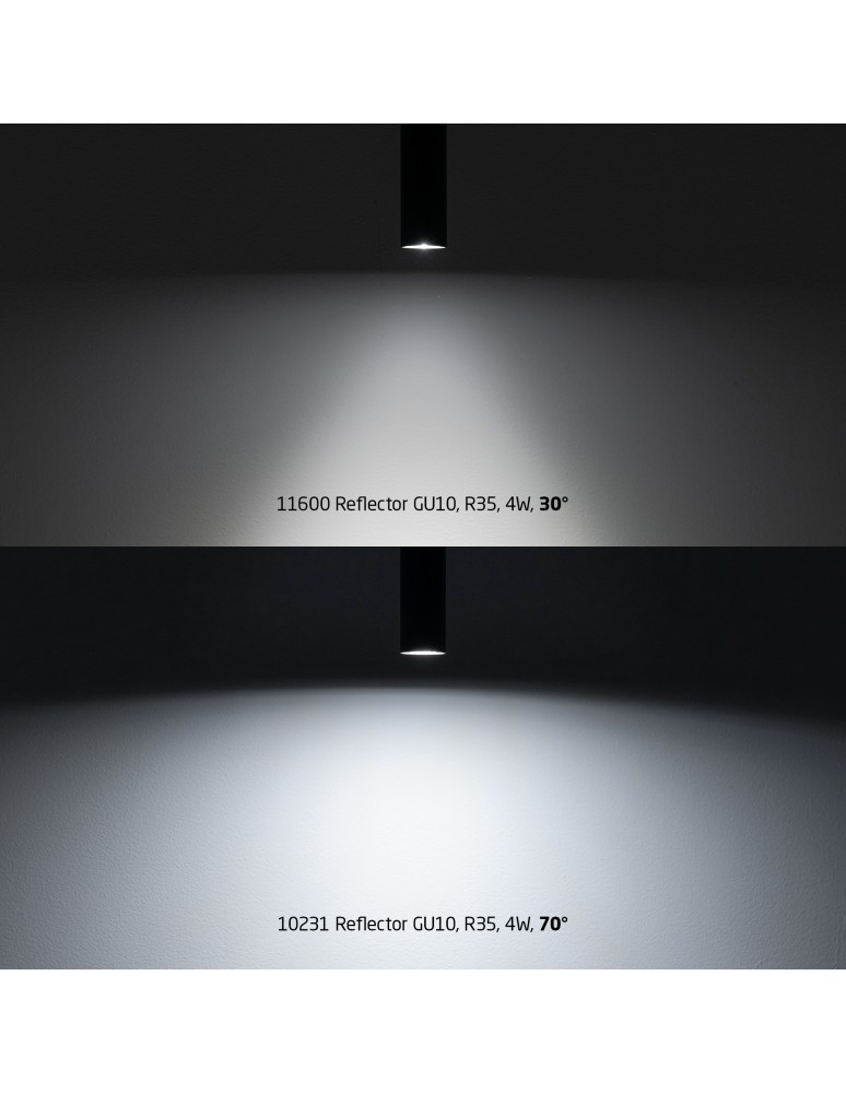 LED MR11 230V bulbs - Nowodvorski REFLECTOR LED, GU10, R35, 4W , CERAMIC GU10 R35 Max power 4W LED 4000K 11600 - product kolory-swiatla.pl 5
