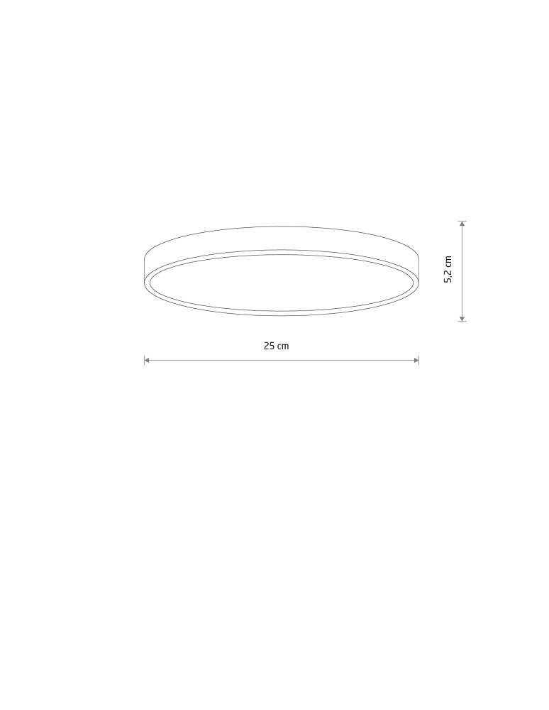 Nowodvorski DENIA LED S SENSOR Ceiling Lamps Plafond Max power 15W LED 3000K White 11758