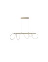 Azzardo ZIGZAG GO Pendant Brushed Brass AZ6528