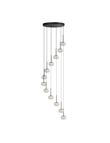 Azzardo SERENITY 12 BK Hanging Pendant Matte Black AZ6534 - product 2
