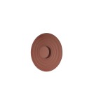 Designer wall lamps - Azzardo RIPPLE WALL 40 AUBURN Wall Mounted Chestnut Matte AZ6580. - product 1