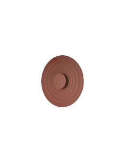 Azzardo RIPPLE WALL 40 AUBURN Wall Mounted Chestnut Matte AZ6580.