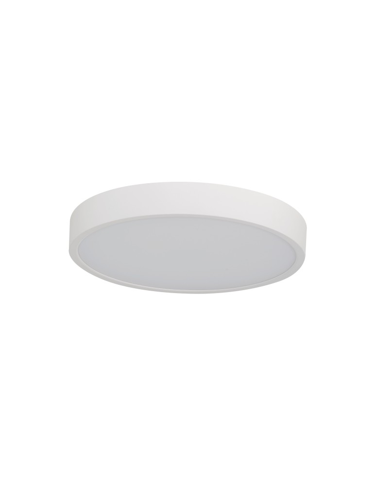 Plafonds with motion sensor - Azzardo PANDINO 40 CCT SWITCH SENSOR IP44 WH Ceiling Ceiling Matte White Variable Light Color Sensor AZ6591 - product kolory-swiatla.pl 1