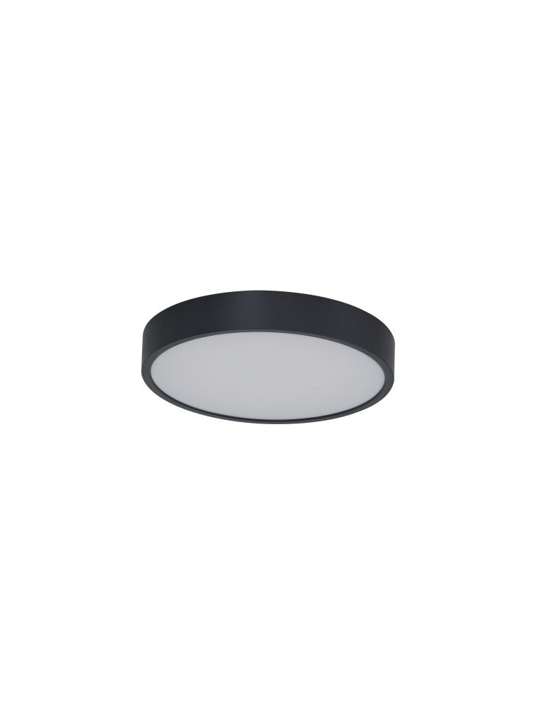 Plafonds with motion sensor - Azzardo PANDINO 30 CCT SWITCH SENSOR IP44 BK Ceiling Black Matte Variable Light Colour Sensor AZ6590 - product kolory-swiatla.pl 1