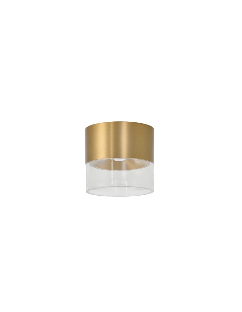 Ceiling downlights - tubes - Azzardo LIMAN 6W CCT GO Surface Mounted Satin Gold Variable Light Color AZ6549 - product kolory-swiatla.pl 1