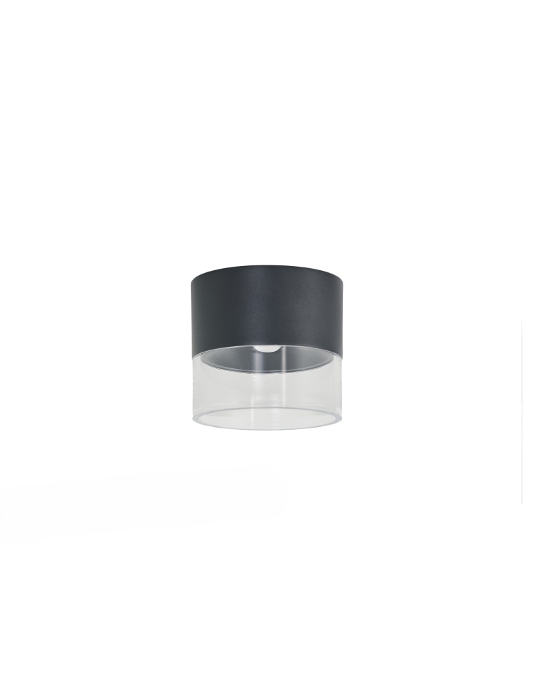 Ceiling downlights - tubes - Azzardo LIMAN 10W CCT BK Surface Mounted Matte Black Variable Light Color AZ6550 - product kolory-swiatla.pl 1