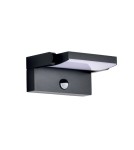 Outdoor lights with motion sensor - Azzardo DURANTE IP54 SENSOR CCT BK Wall-mounted Matte Black Variable Light Colour Sensor AZ6536 - product 1