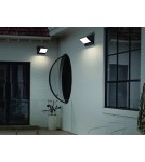 Outdoor lights with motion sensor - Azzardo DURANTE IP54 SENSOR CCT BK Wall-mounted Matte Black Variable Light Colour Sensor AZ6536 - product 4