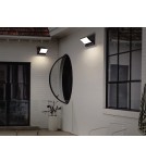 Outdoor wall lamps - Azzardo DURANTE IP54 CCT BK Wall Mounted Matte Black Variable Light Color AZ6537 - product 3