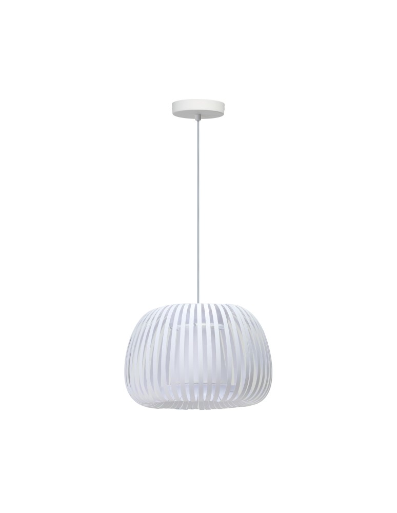 Children's pendant lamps - Azzardo AGORA PENDANT WHITE Pendant White Fabric AZ6641 - product kolory-swiatla.pl 1