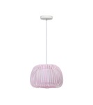 Children's pendant lamps - Azzardo AGORA PENDANT PINK Pendant Pink Fabric AZ6645 - product 1