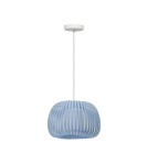 Children's pendant lamps - Azzardo AGORA PENDANT BLUE Pendant Blue Fabric AZ6642 - product 1