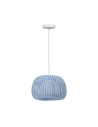 View Azzardo AGORA PENDANT BLUE Pendant Blue Fabric AZ6642