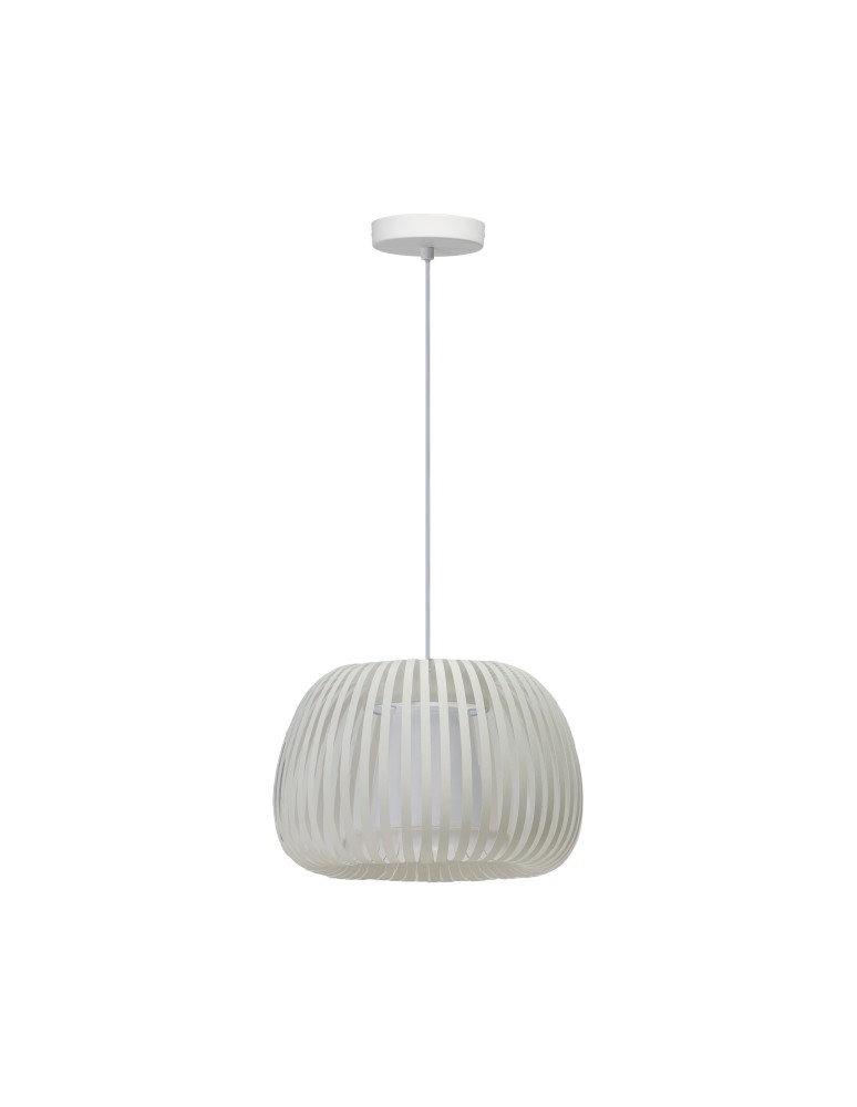Children's pendant lamps - Azzardo AGORA PENDANT BEIGE Pendant Beige Fabric AZ6644 - product kolory-swiatla.pl 1