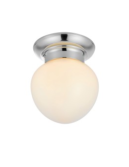 Markslojd RONDA Ceiling 1L White/Chrome IP44 109029