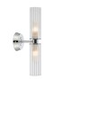Markslojd RIMINI Wall-mounted 2L Transparent/Chrome IP44 109027