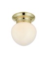 Markslojd RONDA Ceiling 1L White/Brass IP44 109030