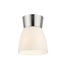 Scandinavian style ceiling lamps - Markslojd NERJA Ceiling 1L White/Steel 109026 - product 1