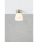 Scandinavian style ceiling lamps - Markslojd NERJA Ceiling 1L White/Steel 109026 - product 2