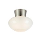 Scandinavian style ceiling lamps - Markslojd MALAGA Ceiling 1L White/Satin Nickel 109025 - product 1