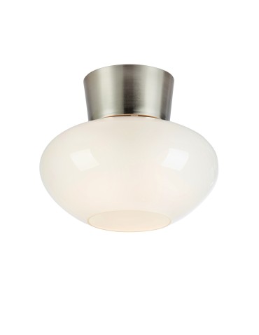 Markslojd MALAGA Ceiling 1L White/Satin Nickel 109025