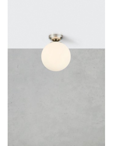 Markslojd STINTINO Ceiling 1L White/Satin Nickel IP44 109024 - product 2