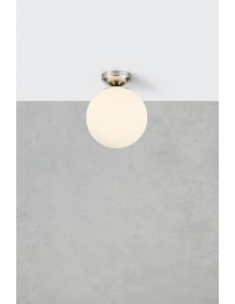 Markslojd STINTINO Ceiling 1L White/Satin Nickel IP44 109024 - product 2