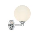 Scandinavian style wall lamps - Markslojd TROPEA Wall mounted 1L White/Chrome IP44 109022 - product 1
