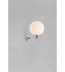 Scandinavian style wall lamps - Markslojd TROPEA Wall mounted 1L White/Chrome IP44 109022 - product 2
