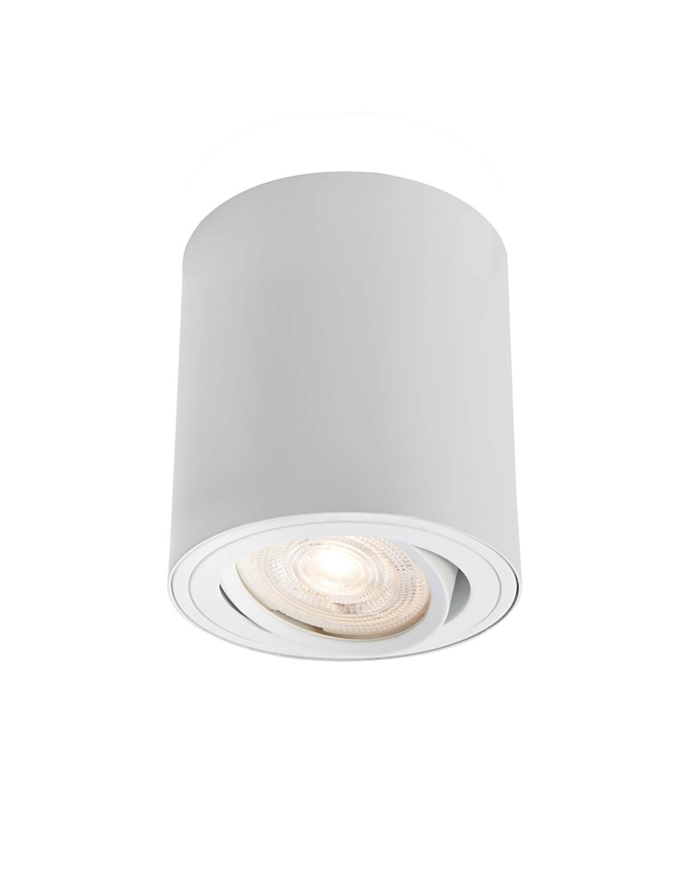 Adjustable ceiling lamps - spots - Markslojd DIRETTO Surface-mounted 3-stage Dimmable White 109020 - product kolory-swiatla.pl 1