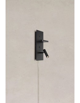 Markslojd CARICA Ścienna 1L LED USB-C z Włącznikiem Czarny 109018 - produkt 2