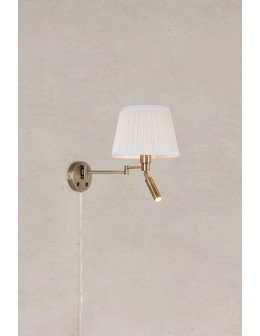 Markslojd PIVOT Wall Mounted 2L Ecru/Antique Brass 109017 - product 2