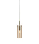 Single pendant lamps - Markslojd TIBIA Hanging 1L Amber/Antique Brass 109015 - product 1