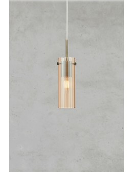 Markslojd TIBIA Wisząca 1L Bursztynowy/Mosiądz Antyczny 109015 - produkt 2