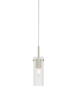 Markslojd TIBIA Pendant 1L Transparent/Satin Nickel 109013