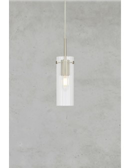 Markslojd TIBIA Pendant 1L Transparent/Satin Nickel 109013 - product 2