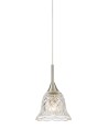 Markslojd LUNA Pendant 1L Transparent/Satin Nickel 109012